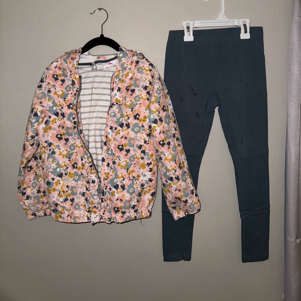 Tommy Bahama, girls 3 piece matching set, size 7/8